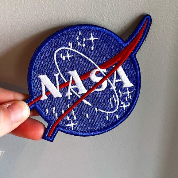 Nasa Patch Space Emblem Hook & Loop Fastener Backing - Picture 1 of 3